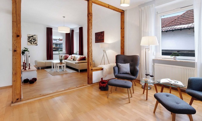 Radolfzell am Bodensee Apartamento | Nuevo apartamento vacacional 'Ankerplatz' con balcón sur y Wi-Fi