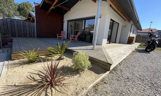Mimizan-Plage Casa | Casa nueva cerca de la playa