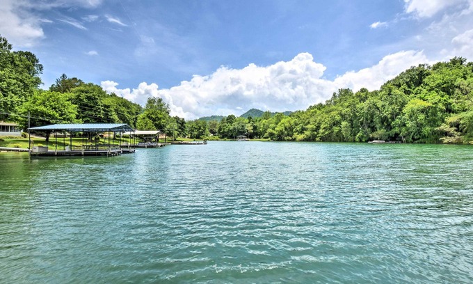 Hayesville Cabina | NEW! Lakefront Hayesville, Nantahala Forest Cabin!