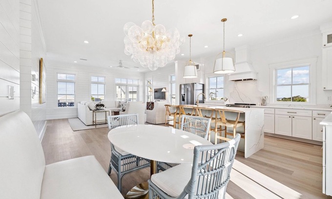 Cape San Blas Casa | New Listing! Bay Views! Beach Access! Garage! Outdoor Shower! Balconies!