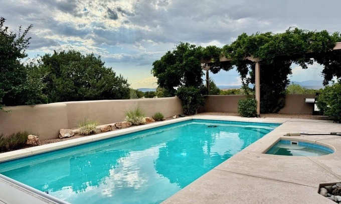 Las Campanas Casa | NEW LISTING - Bramasole - Mountain views, Pool, Hot Tub, 15 minutes to town.
