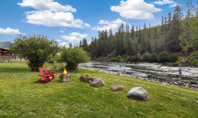 Creede Casa | New Listing!One-of-a-Kind Luxe Riverfront Home-Fishing Access-Mins Dtn Creede