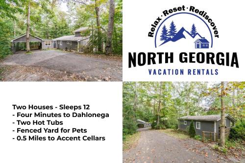 Dahlonega Casa | New Listing! Two Houses - 4 Minutes to Dahlonega