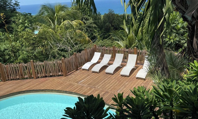 Cafeiere Casa | New! Luxurious villa with pool and exceptional view of the Caribbean