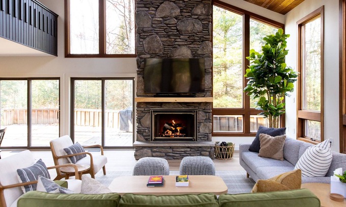 Jim Thorpe Chalet De Esquí | *NEW* Luxury modern chalet on 10 Acres in the Pocono mountains