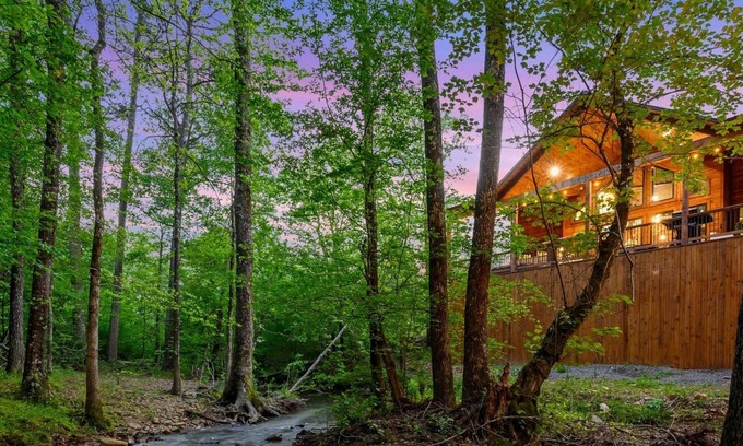 Pickens Cabina | New! Movie Theater/Creek/Sauna/Zipline/ Minigolf/Swings/ Gameroom/Shuffleboard