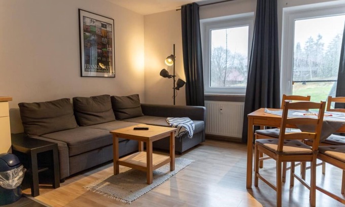 Weissenstadt Apartamento | NEW! Reiterhof Finkenmühle apartment Luna with terrace
