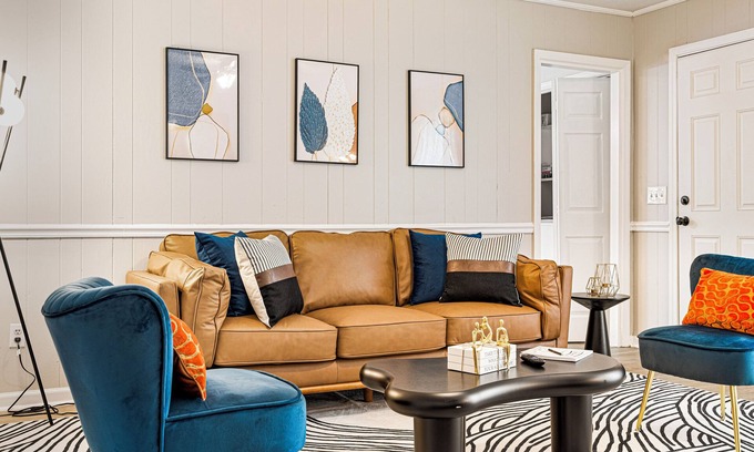 Columbus Casa | New! Relaxing Nature Retreat -Family-Friendly Home Near Fort Benning – Sleeps 8