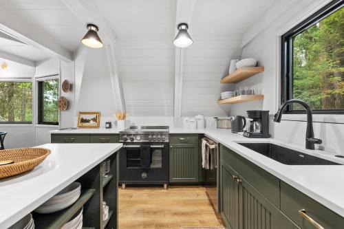 McCall Casa | New! River Cabin A-Frame-Remodeled A-Frame on the river, walk to town, lake & dining