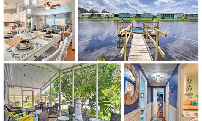 New Port Richey Casa | New! River Oasis w/Boat Dock, Kayaks & Fishing
