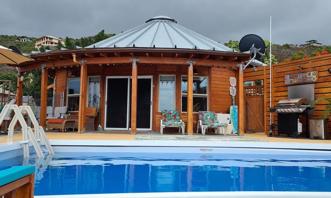 Captain Cook Casa | Nueva casa redonda con piscina 180 grados con vista al mar 13% de descuento por 7 noches