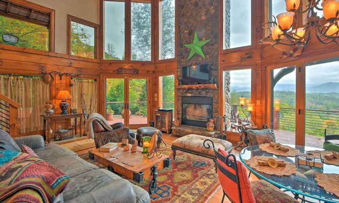 Robbinsville Cabina | ¡NUEVO! Refugio aislado del bosque de Nantahala con vistas al monte