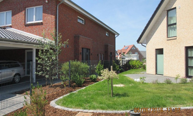 St. Peter-Ording Casa | Nueva casa de huéspedes pequeña en el paisaje de dunas, aproximadamente 63 m2, equipamiento de alta calidad,
