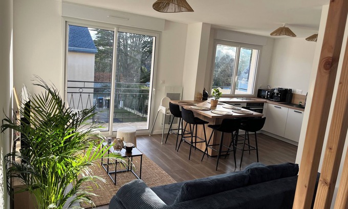 Saint-Marc-sur-Mer Apartamento | New St Marc/mer Triplex T3, modern and comfortable, 200m from sea and footpath