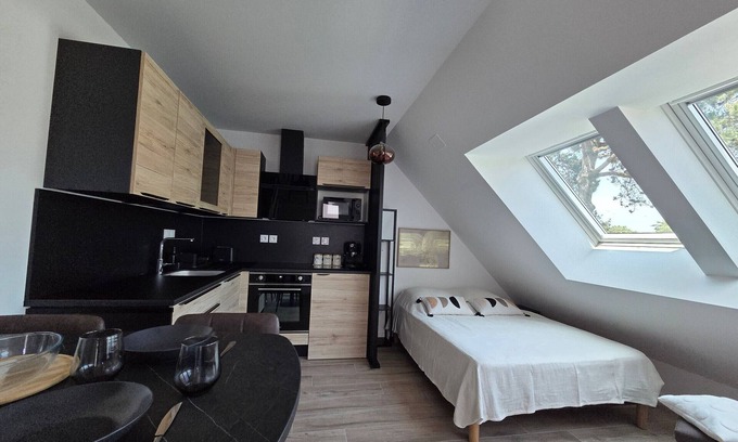 Saint-Brevin-les-Pins Apartamento | Estudio Nuevo 23m² Cerca de la Playa y Centro Todo Incluido