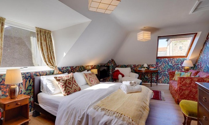 Berwick-upon-Tweed Apartamento | NEW The Old Smokehouse Central, Bohemian Room