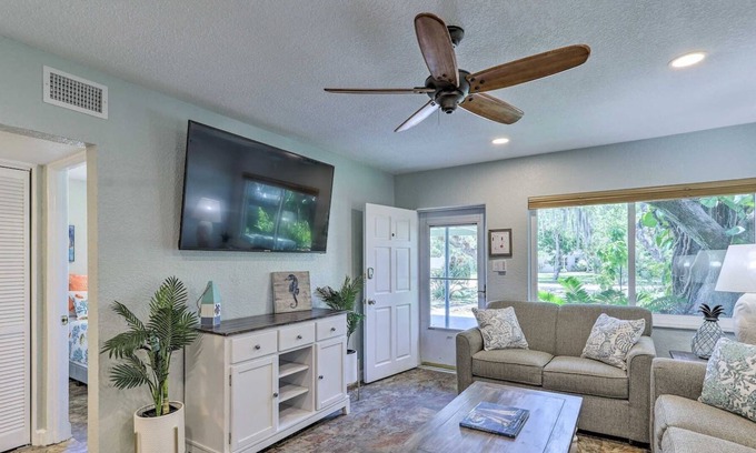 Cocoa Beach Cabaña | NEW! Tropical Getaway - Walk to Beach & Downtown!