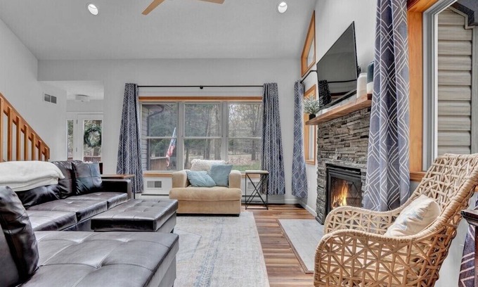 Gouldsboro Casa | NEW!! Updated 5 bedroom house. Loft game room, fire pit and massive deck!