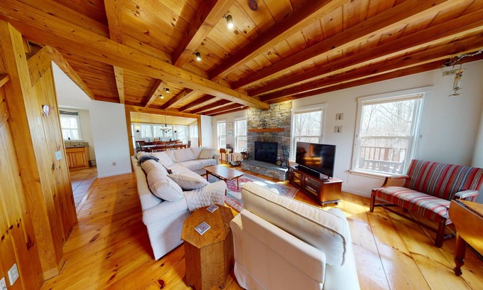 Waitsfield Casa | NEW! Warm, Cheery Bright and Open Vermont Country Home