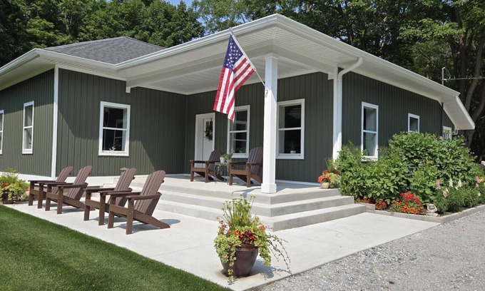 West Olive Casa | Newly Remodeled Cottage, 3 Bed, 2 Bath on 5 Acres--Walking distance to 2 Beaches