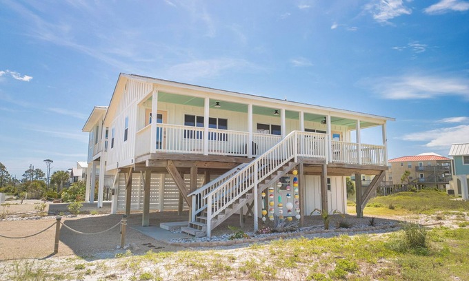 Port St. Joe Casa | Newly remodled FL cottage - 1st Tier - Gulf views - 100 steps to beach