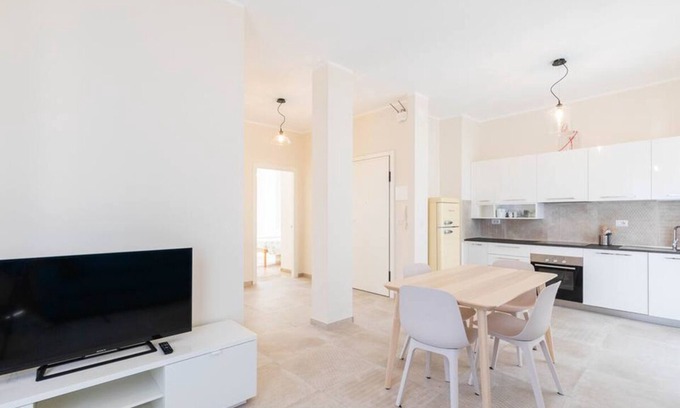 Finalborgo Apartamento | Apartamento de tres habitaciones recientemente renovado: 2 dormitorios, 1 baño y sala de estar / cocina