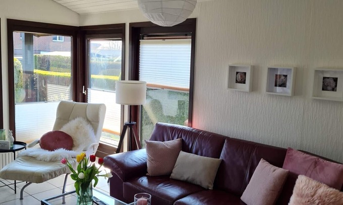 Nordseebad Burhave Casa | Pura relajación, laguna del Mar del Norte, se admiten mascotas, incl. Silla de playa junto al mar