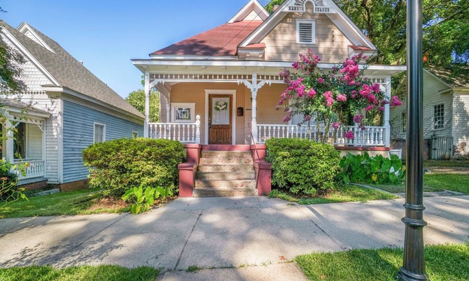 Montgomery Casa | Newly renovated Victorian home with beautiful features in quiet neighborhood.