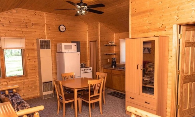 Houghton Lake Cabina | Newly updated knotty pine cabin, within walking distance from Houghton Lake.