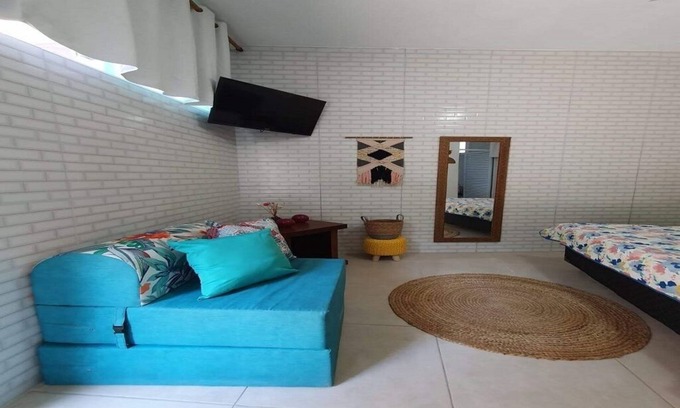 Praia da Fortaleza Condominio | Next to lush nature, suite with TV, kitchen, wifi, barbecue, and garage