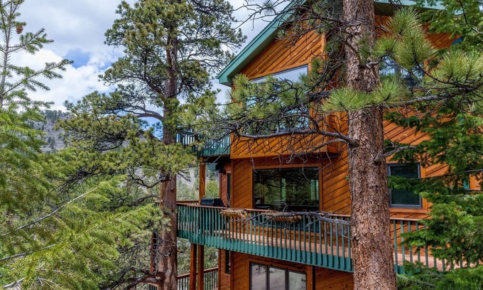 Aspen Brook Casa | [¡Nuevo verano 2019!] Rocky Mtn Natl Park Alquiler de vacaciones de lujo. Vistas y río!
