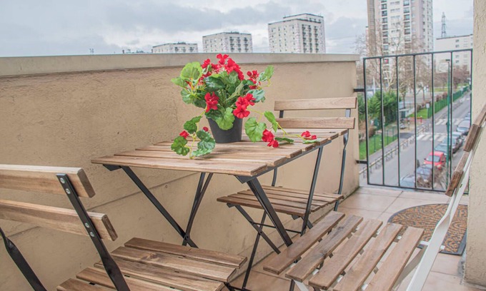 Villeneuve-la-Garenne Apartamento | Nice Apartment in Paris near Stadium