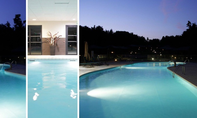 Meyrignac-l'Eglise Casa | Hermoso apartamento en villa con piscina, WIFI, TV, terraza, vista panorámica, aparcamiento