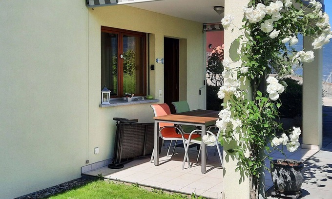 Piazzogna Apartamento | Precioso apartamento para 2 personas con WIFI, TV, patio y vista panorámica