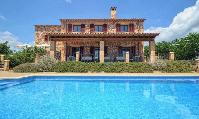 Sant Llorenc des Cardassar Cabaña | Bonita finca cerca del mar con piscina y aacc para 10 personas