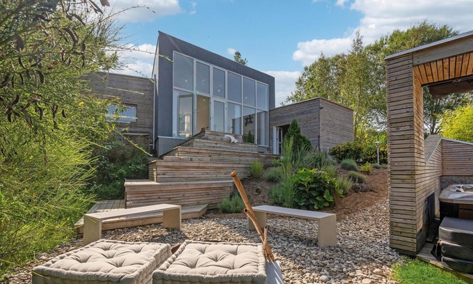 Syddjurs Kommune Casa | Bonita casa en Ebeltoft con cocina.