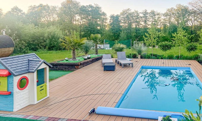 Insko Casa | Bonita casa en Insko con sauna
