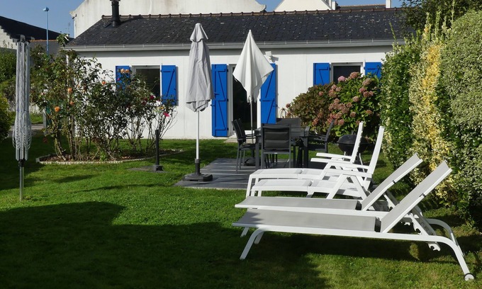 Plobannalec-Lesconil Casa | Bonita casa en calle tranquila, cerca de las playas y tiendas