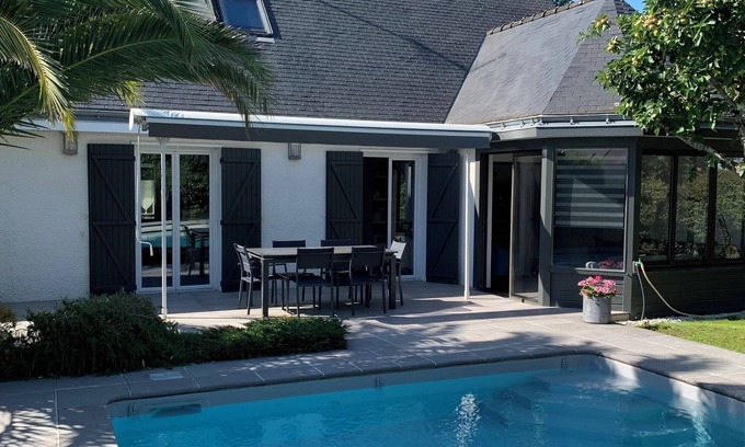 Presqu'ile de Guerande Atlantique Casa | Bonita casa con piscina idealmente ubicada