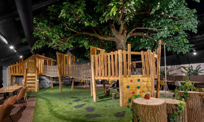 Schaijk Cabaña | Bonito lodge con lavavajillas, en un parque de vacaciones en un entorno verde