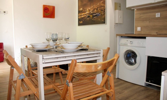 Les Lecques Apartamento | Nice studio with terrace near the beach