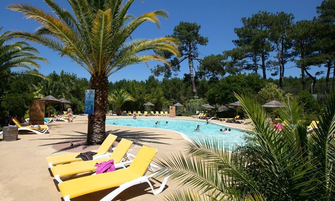 Saint-Girons Plage Casa | Nice tent lodge on campsite near beach
