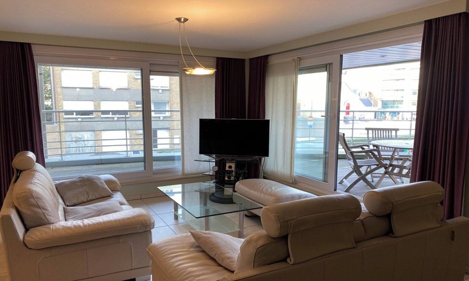 Nieuwpoort-aan-Zee Apartamento | Apartamento Nieuwpoort cerca de Playa y Puerto