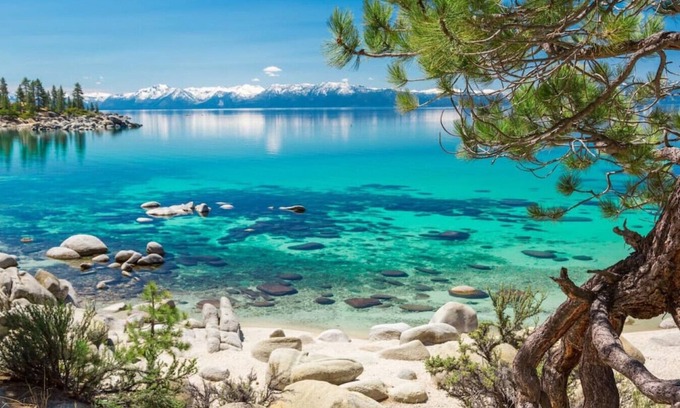 Tahoe City Chalet De Esquí | Impresionante vista al lago remodelada antigua cabaña de Tahoe