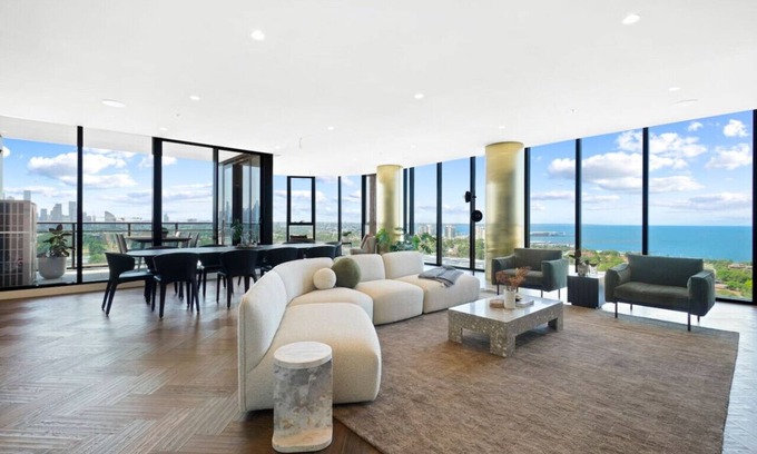 Port Melbourne Apartamento | Nine Elm luxurious penthouse Panoramic city Views