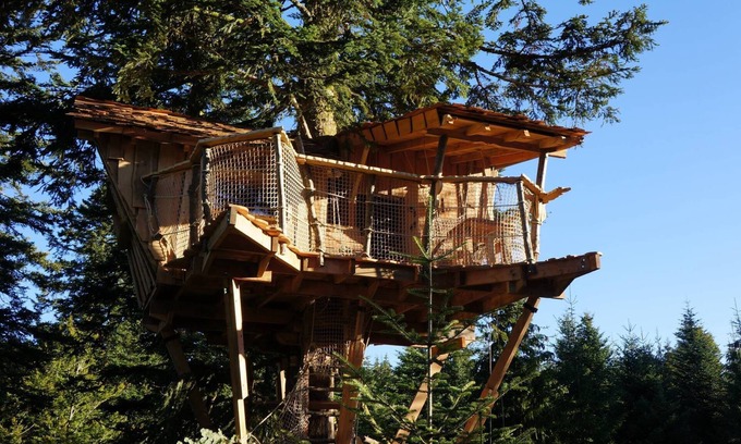 La Tour-dʼAuvergne Cabina | Cabane Nis de Bisou-Cabaña de madera-Baño Privado-Terraza
