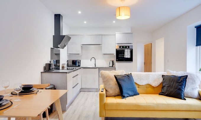 Berwick-upon-Tweed Apartamento | No 4 @ The Rocket Rooms Apartment