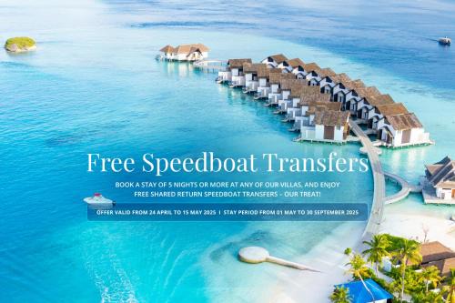 Mahaanaelhihuraa Island Complejo | NOOE Maldives Kunaavashi - Stay 5 nights or more and get Free Speed Boat Transfers - Valid for stays till 30th September 2025