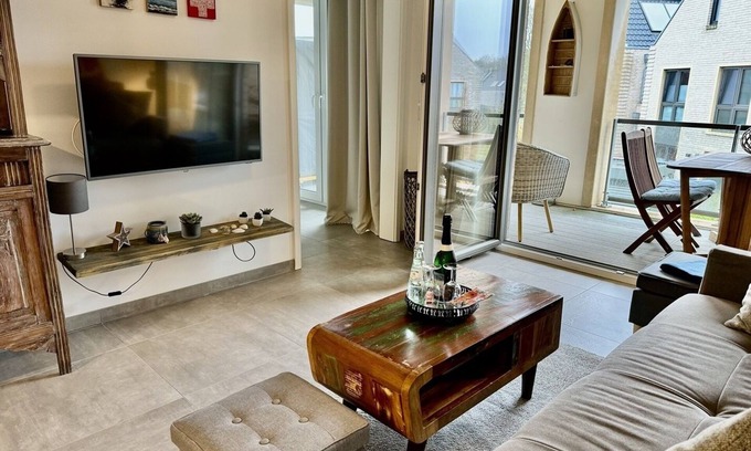 Dangasterweide Apartamento | Nordseeliebe Dangast - modern and cozy vacation apartment with balcony