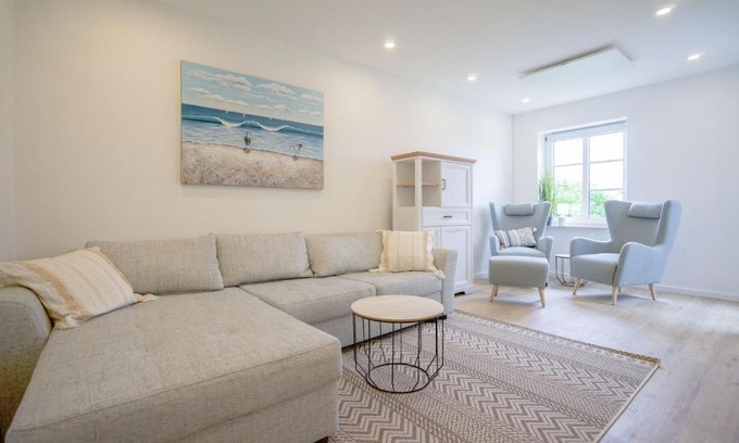 Suederhafen Apartamento | Nordstrander Küstenlodge - Sonnenterrasse